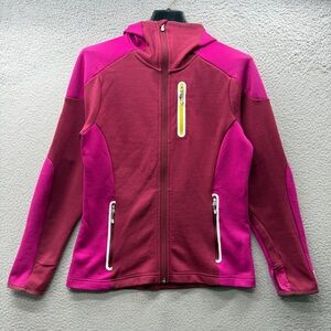 Smartwool Women's Jacket in Pink and Burgundy